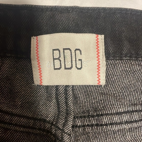 Black Open Jeans “High and Wide” good condition, worn, aesthetic - Picture 3 of 4